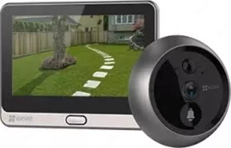 Встроенный электронный дверной звонок EZVIZ CS-DP2 (3MP) 👉 HITECH PRO | IT-оборудование и видеонаблюдение по всему Узбекистану