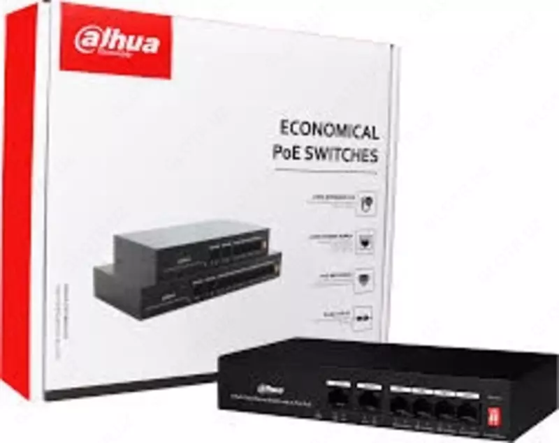 Poe коммутаторы-SWITCH dahua DH-PFS3006-4ET-36