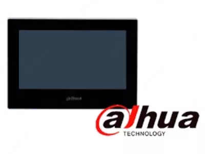 Дисплей домофона - 7" черный DAHUA DHI-VTH2621G-P