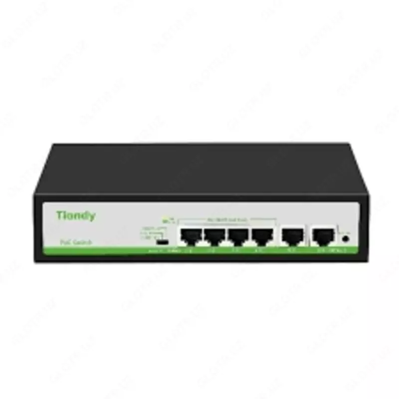 Неуправляемый РоЕ коммутатор 6 портов Tiandy. TC-P3S06 Spec:F/0420/AT/55 Только в розницу