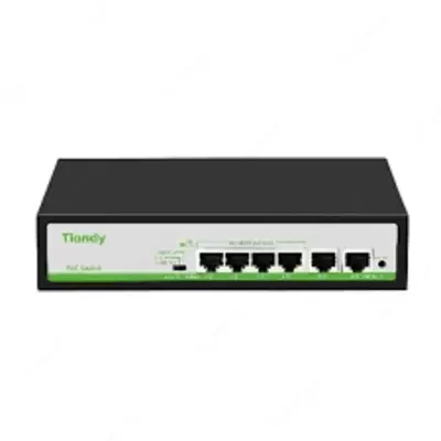 Неуправляемый РоЕ коммутатор 6 портов Tiandy. TC-P3S06 Spec:F/0420/AT/55 Chakana savdo