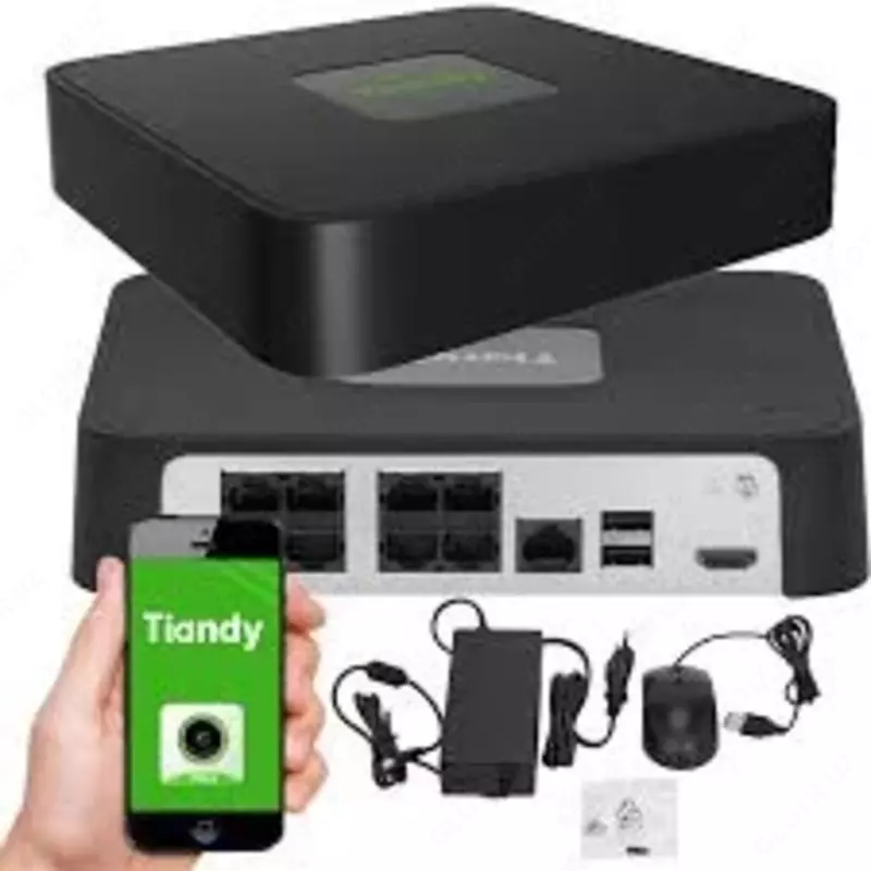 Видеорегистратор сетевой 8-канальный TC-R3108/P8 6Мп на 1 HDD