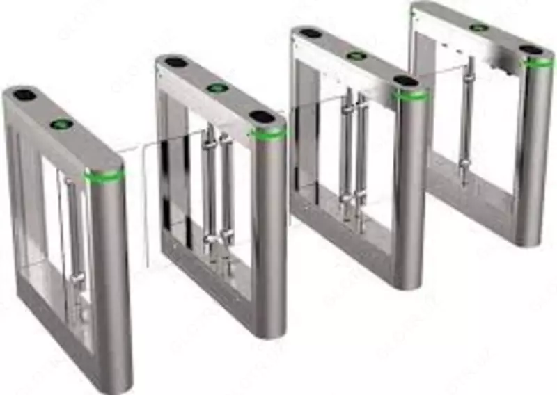 Турникет "ТРИПОД-ПОРТАЛ - ES3216-3 Стеклянный "APOLLO" (Три прохода)