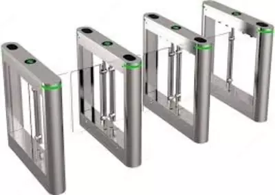 Турникет "ТРИПОД-ПОРТАЛ - ES3216-3 Стеклянный "APOLLO" (Три прохода)