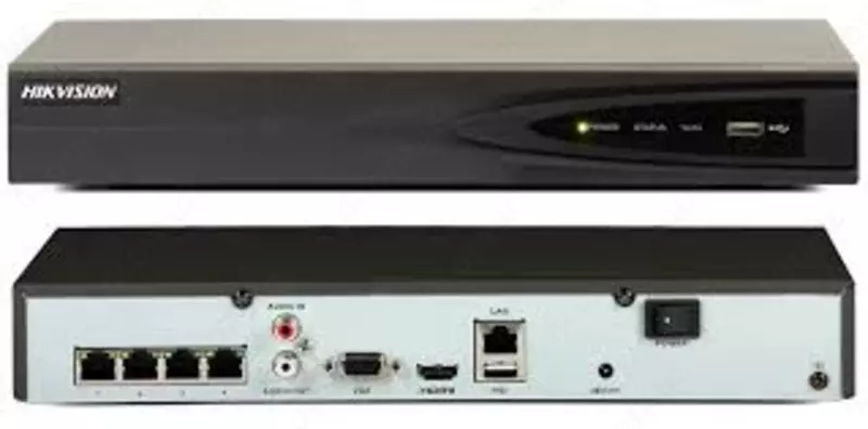 Видеорегистратор Hikvision DS-7604NI-K1 - Регистраторы видеонаблюдения