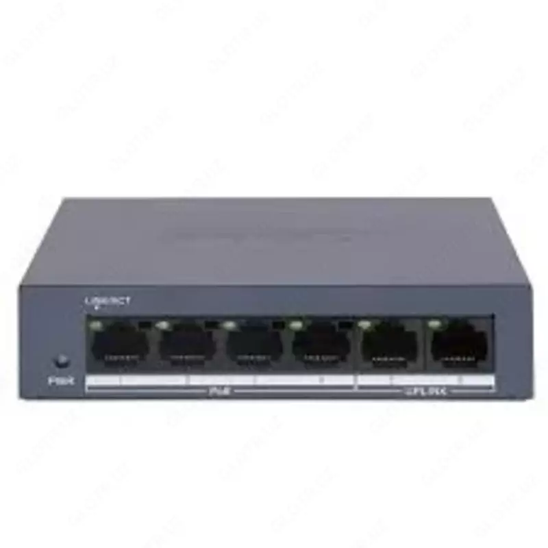 4+2 portli boshqarilmaydigan PoE switch DS-3E0106MP-E/M