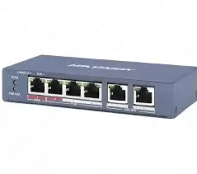 4+2 portli boshqarilmaydigan PoE switch DS-3E0106MP-E/M Ulgurji va chakana