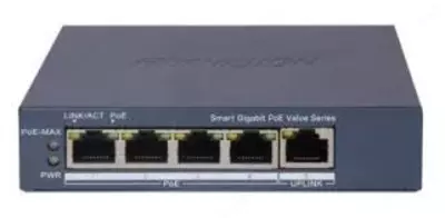 209 820 сум / шт Коммутатор 4 портовый неуправляемый Гигабитный POE DS-3E1505P-EI/M