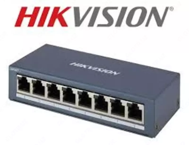 Коммутатор 8-портовый гигабитный Неуправляемый Hikvision DS-3E0508-E(B) 👉 HITECH PRO | IT-оборудование и видеонаблюдение по всему Узбекистану