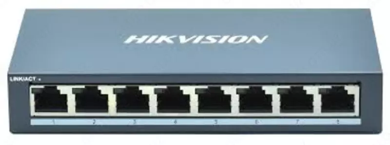 Коммутатор 8-портовый гигабитный Неуправляемый Hikvision DS-3E0508-E(B) - 👉 HITECH PRO | IT-оборудование и видеонаблюдение по всему Узбекистану