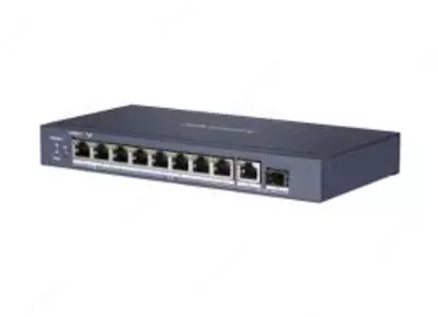 Boshqarilmaydigan 10-portli gigabit PoE DS-3E0510HP-E kommutatori Boshqarilmaydigan 10-portli gigabit PoE DS-3E0510HP-E kommutatori