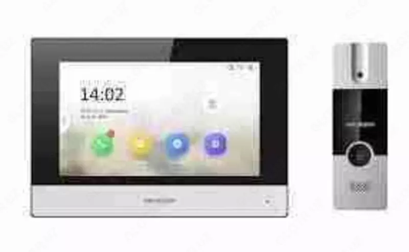 Комплект гибридного домофона DS-KIS302-P - 👉 HITECH PRO | IT-оборудование и видеонаблюдение по всему Узбекистану