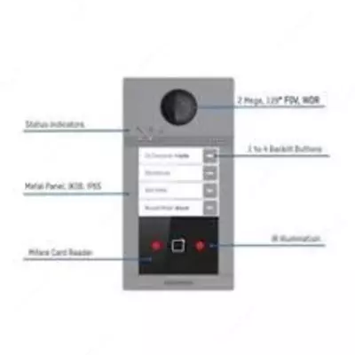 Металлическая дверная станция DS-KV8113-WME1 - 👉 HITECH PRO | IT-оборудование и видеонаблюдение по всему Узбекистану