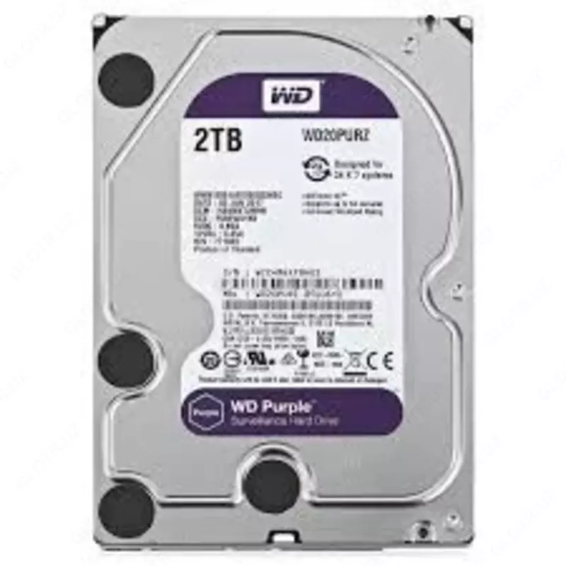 HDD - Disk - 2 Tb WD - Purple - (siyohrang) HIKVISION - (ASL)