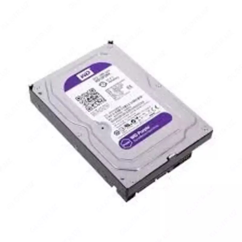 HDD - Диск - 6 Tb WD - Purple - (Фиолетовый) -для видеонаблюдения - HIKVISION - ( RES )