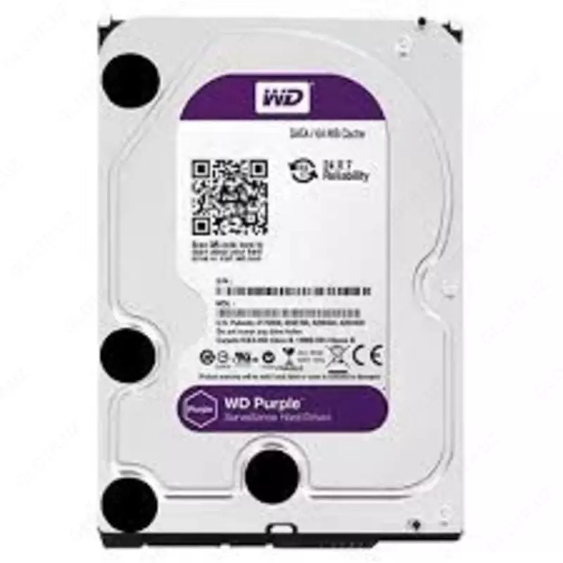 HDD - Диск - 6 Tb WD - Purple - (Фиолетовый) -для видеонаблюдения - HIKVISION - ( RES ) Оптом и розница