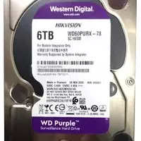 HDD - Диск - 6 Tb WD - Purple - (Фиолетовый) -для видеонаблюдения - HIKVISION - ( RES ) 👉 HITECH PRO | IT-оборудование и видеонаблюдение по всему Узбекистану