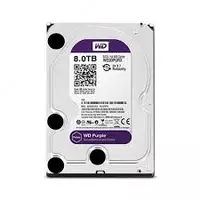 HDD - Диск - 8 Tb WD - Purple - (Фиолетовый) WD80PURX-78 для видеонаблюдения - HIKVISION - ( RES )