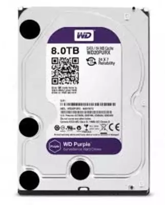 2 665 000 сум / шт HDD - Диск - 8 Tb WD - Purple - (Фиолетовый) WD80PURX-78 для видеонаблюдения - HIKVISION - ( RES )