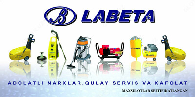 5 860 000 so'm / dona Автомойка оригинал LABETA LBT-A0810