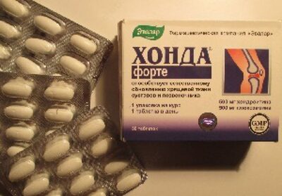Хонда Форте хондроитина и глюкозамина комплекс от компании Эвалар - 189 000 сум / упаковка