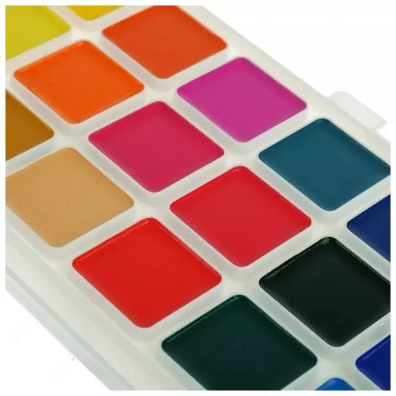   Акварель Гамма Классическая  медовая  без кисточки  21 цв. (Арт. - 1009197) NEW