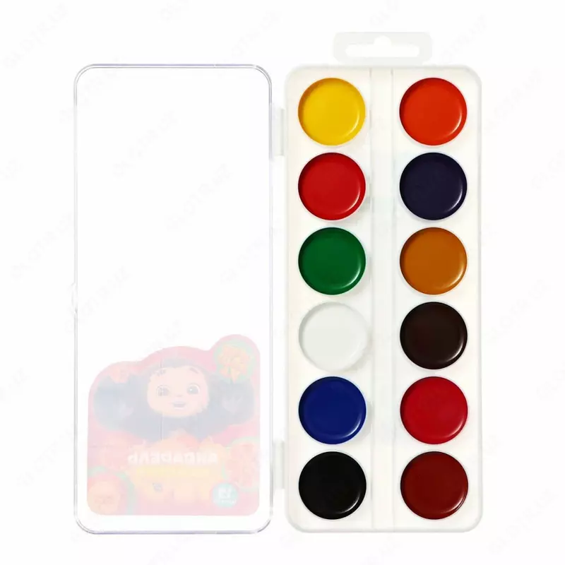  Akvarel Multi-Pulti Cheburashka  asal  chotkasiz  12 rang. (m. - APChB_53006)