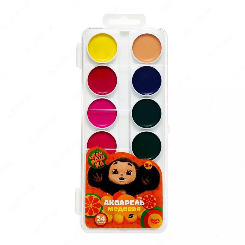 Akvarel Multi-Pulti Cheburashka  asal  chotkasiz  24 rang. (m. - APChB_53004)