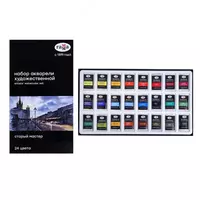 Badiiy akvarel Gamma eski usta  kyuvetlarda 2 6 ml  24 rang. (m. - 150620211)