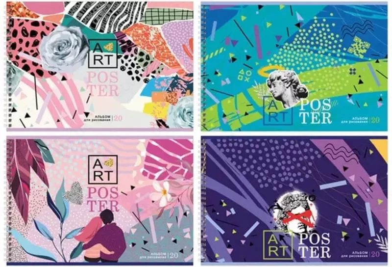 Sketchbook BG ARTposter  A4  taroqda  20 varaq. (Art. - AR4gr20_10874)