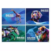 Альбом для рисования BG Digital illustration  А4  32 л.  на скрепке (Арт. - АР4ск32_10978) Эконом