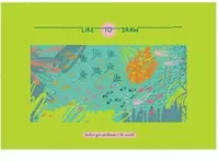   Альбом для рисования BG Like to draw  А4  40 л.  на скрепке (Арт. - АР4ск40_10964) Эконом