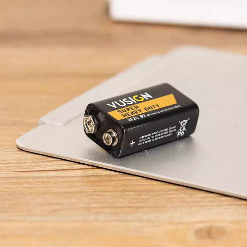   Солевая батарея Deli EL207  6F22  9V  блистер (Арт. - 207-EL)