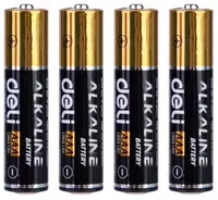  Щелочная батарейка AАА Deli LR03 1.5V  блистер (Арт. - 18505) 4 шт. - 