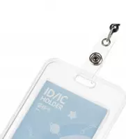  Deli retraktorli lentada vertikal nishon 57 x 86 mm (Art. - 64805-wt) Oq - 