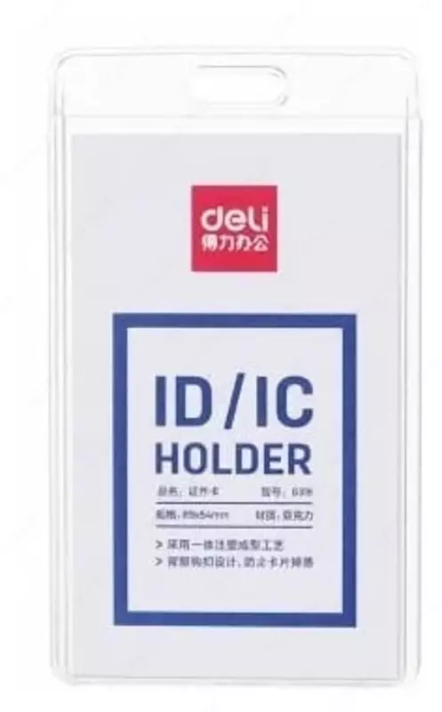 Deli lentasisiz vertikal nishon 54 x 89 mm (Art. - 8335) Shaffof