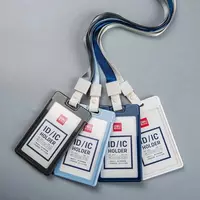   Акриловый вертикальный бейдж Deli 54 х 89 мм (Арт. - 8315-сн) Синий