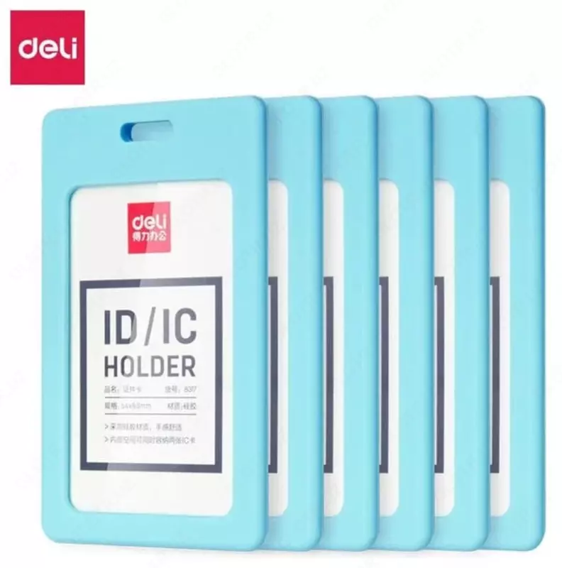  Silikon vertikal tasmasiz Deli nishoni 54 x 89 mm (Art. - 8317-bl) Moviy - 