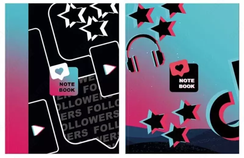 Бизнес - блокнот BG Лайт На тик-токе А5  64 л (Арт. - ББ5и64_лг_10017)