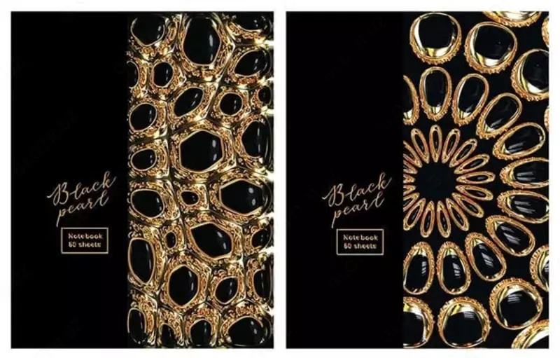 Бизнес-блокнот BG Черный жемчуг А5  80 л. (Арт. - ББ5т80_лм_оф_101)