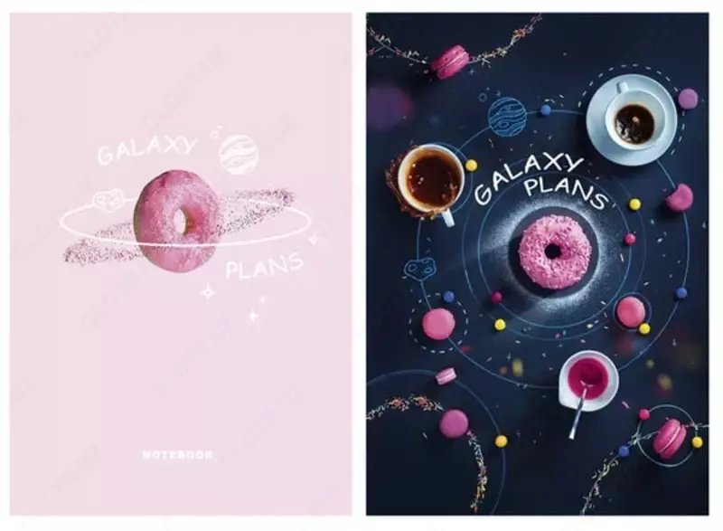 Бизнес - блокнот BG Galaxy plans А5  80 л  Евроформат (Арт. - ББ5т80_лм_бл_987)