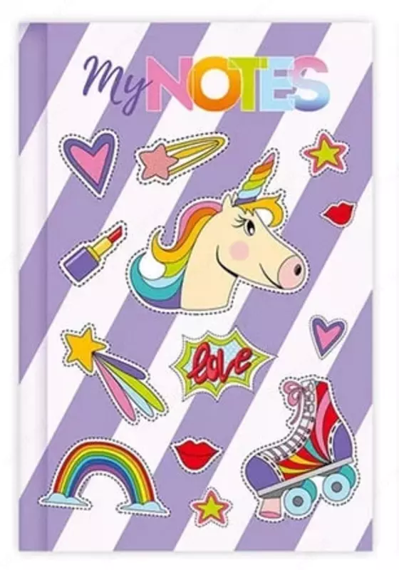  Бизнес - блокнот BG Модные стикеры А6  64 л (Арт. - ББ6т64_лм_вл_846) - 