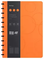 Бизнес - тетрадь Berlingo Eclipse А4+  80 л  на кольцах (Арт. - RNt_A4002) Оранжевая