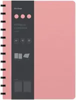Бизнес - тетрадь Berlingo Instinct А4+  80 л  на кольцах (Арт. - RNt_A4101) Розовая