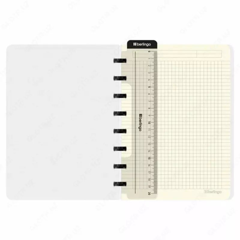  Бизнес - тетрадь Berlingo Glitch А5+  80 л  на кольцах (Арт. - RNt_A5S14) Ассорти - 