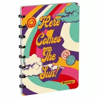 Бизнес - тетрадь Berlingo Groovy А5+  80 л  на кольцах (Арт. - RNt_A5S15) Ассорти