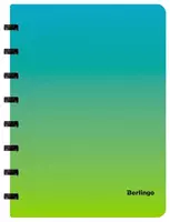 Berlingo Radiance biznes noutbuki A5+  80 l  halqalarda (Art. - RNt_A5503) Moviy/Yashil