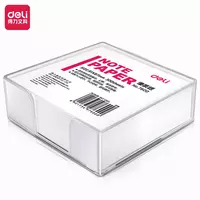 Deli qutidagi yozuvlar uchun qogoz bloki 91 x 87 mm  300 l. (Art. - 7600) Oq