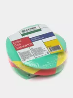 Цветной бумажный блок для записей Стамм Basic 8 х 8 х 4 см  80 л. (Арт. - БС02) Клеевой - 