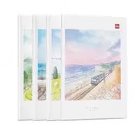 Блокнот с обложкой Deli 252 х 174 мм  128 л (Арт. - 317-EN) Ассортимент